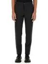 Dolce & Gabbana Men Wool Pants In Grey