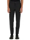 Dolce & Gabbana Men Wool Pants In Grey