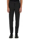 Dolce & Gabbana Men Wool Pants In Grey