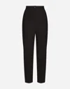 Dolce & Gabbana Tuxedo-band Tailored Trousers In Black