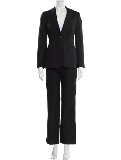 Pre-owned Dolce & Gabbana Wool Pantsuit In Gray