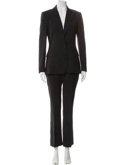 Pre-owned Dolce & Gabbana Wool Pantsuit In Gray