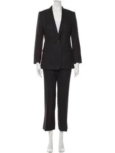 Pre-owned Dolce & Gabbana Wool Pantsuit In Gray