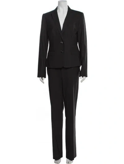 Pre-owned Dolce & Gabbana Wool Pantsuit W/ Tags In Black