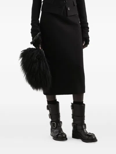 Dolce & Gabbana Wool Pencil Skirt