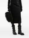 Dolce & Gabbana Women Wool Pencil Skirt In Black