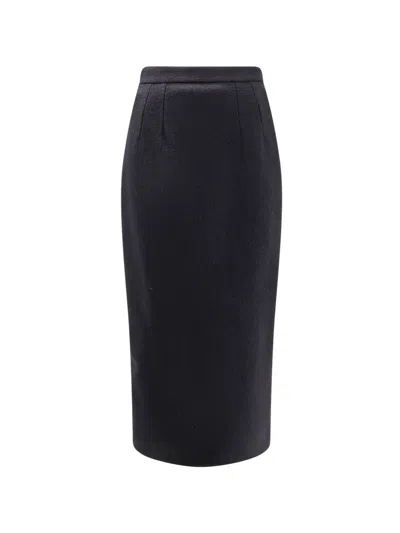 DOLCE & GABBANA WOOL PENCIL SKIRT