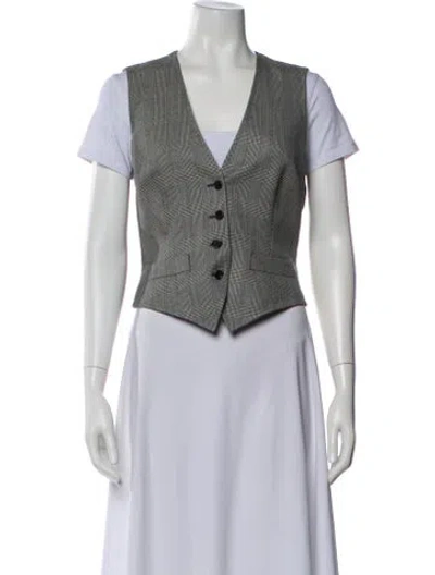 Pre-owned Dolce & Gabbana Wool Printed Pant Set In Black