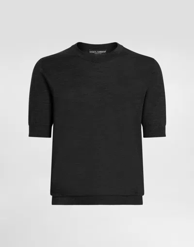 Dolce & Gabbana Wool Pullover In Black