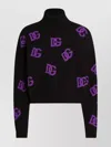 Dolce & Gabbana Wool Turtle Neck Jumper In Black