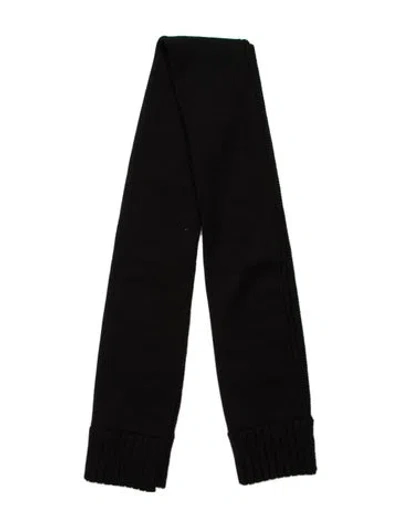 Pre-owned Dolce & Gabbana Wool Scarf In Black