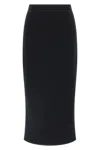 Dolce & Gabbana Wool Sheath Skirt Skirts Black In Black