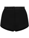 Dolce & Gabbana Klassische Shorts Mit Hohem Bund In Black  