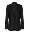 Dolce & Gabbana Wool Silk-lined Blazer In Multi