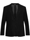 Dolce & Gabbana Wool Single-breasted Blazer In Black
