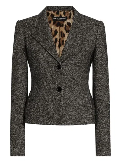 DOLCE & GABBANA DOLCE & GABBANA WOOL SINGLE-BREASTED JACKET