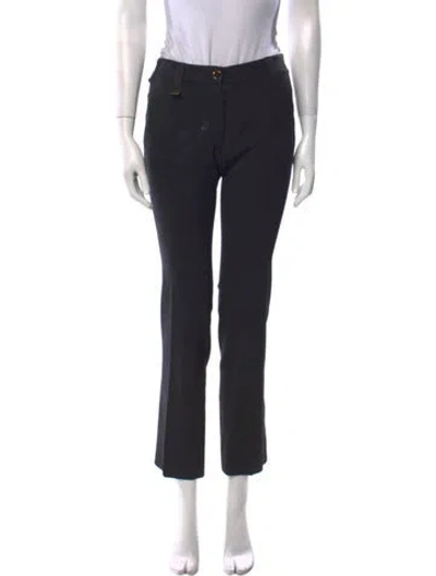 Pre-owned Dolce & Gabbana Wool Skinny Leg Pants In Black