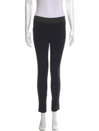 Pre-owned Dolce & Gabbana Wool Skinny Leg Pants In Black