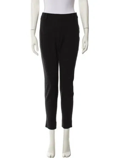 Pre-owned Dolce & Gabbana Wool Skinny Leg Pants In Black
