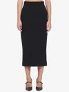 Dolce & Gabbana Wool Skirt In Black