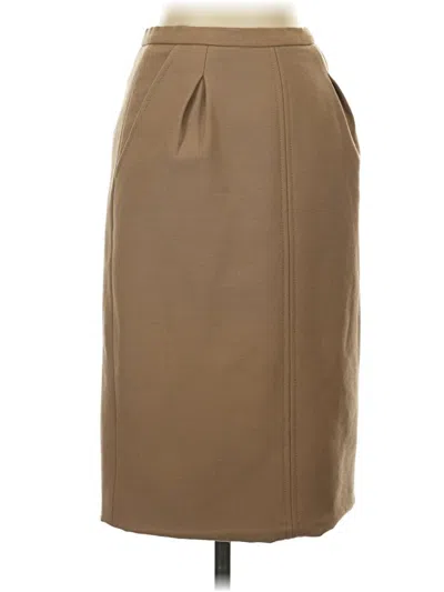 Pre-owned Dolce & Gabbana Wool Skirt In Brown