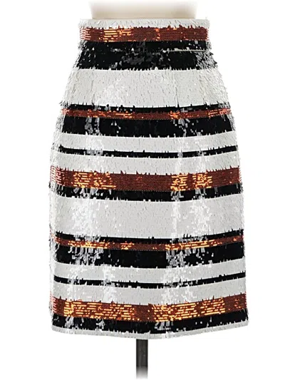 Pre-owned Dolce & Gabbana Wool Skirt In Orange