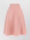 Dolce & Gabbana Elegant Pink Flare A-line Mini Skirt