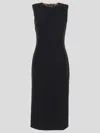 Dolce & Gabbana Elegant Sleeveless Shift Mini Dress In Black