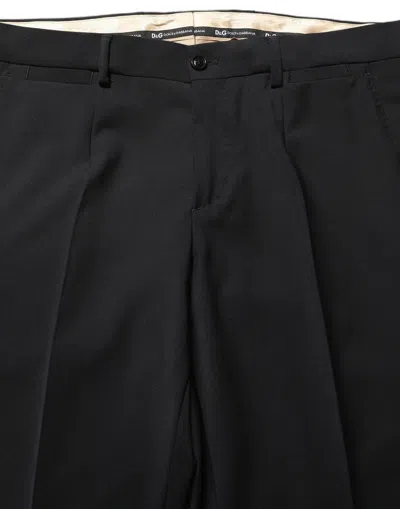 Dolce & Gabbana Wool Slim Fit Suit In Black