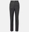 Dolce & Gabbana Wool Slim Pants In Grey