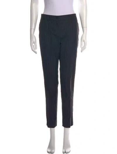 Pre-owned Dolce & Gabbana Wool Straight Leg Pants In Green