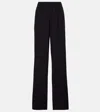 Dolce & Gabbana High-waisted Wide-leg Trousers In Black
