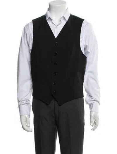 Pre-owned Dolce & Gabbana Wool Suit Vest In Grey
