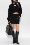 Dolce & Gabbana Wool And Cashmere Round-neck Sweater In Black