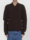 Dolce & Gabbana Man Sweater Dark Brown Size 40 Virgin Wool In Brown