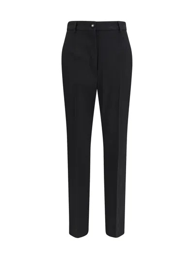 Dolce & Gabbana Wool Tailored Pants In Black