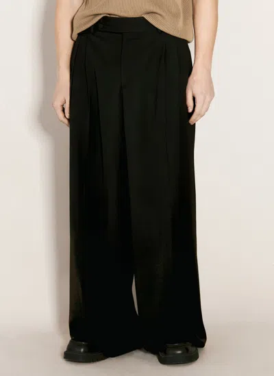 Dolce & Gabbana Wool Tailored Pants In Black