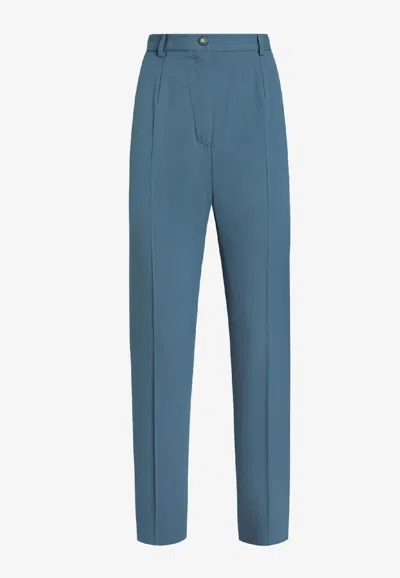 DOLCE & GABBANA WOOL TAILORED PANTS