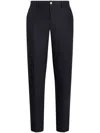 Dolce & Gabbana Wool Tailored Trousers In Blue