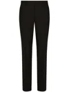 Dolce & Gabbana Men Black Wool Pant