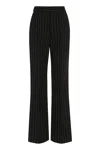 Dolce & Gabbana Pinstripe Virgin Wool Straight Pants