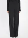 Dolce & Gabbana Wool Trousers In Black
