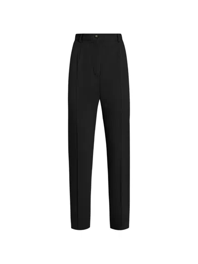 Dolce & Gabbana Wool Trousers In Black