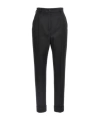Dolce & Gabbana Turned-up Hem Tailored Trousers In Black