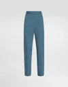 Dolce & Gabbana Wool Tailored Pants In Blue