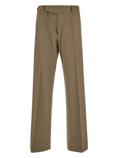 Dolce & Gabbana Wool Trousers In Brown