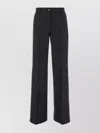 Dolce & Gabbana Stretch Fabric Pants With Zipped Ankle