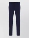 DOLCE & GABBANA WOOL TROUSERS WITH PRESSED CREASES AND POCKETS