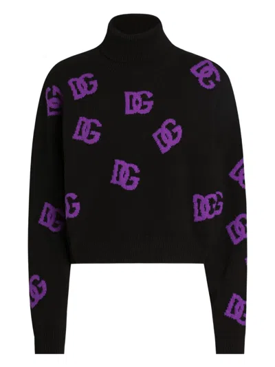 DOLCE & GABBANA WOOL TURTLE-NECK JUMPER