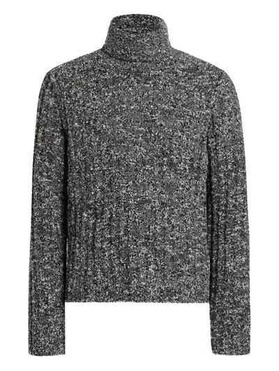 Dolce & Gabbana Wool Turtle.neck Jumper In Gray
